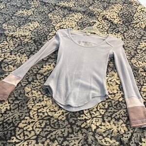 Women's Long Sleeve Top - Gray